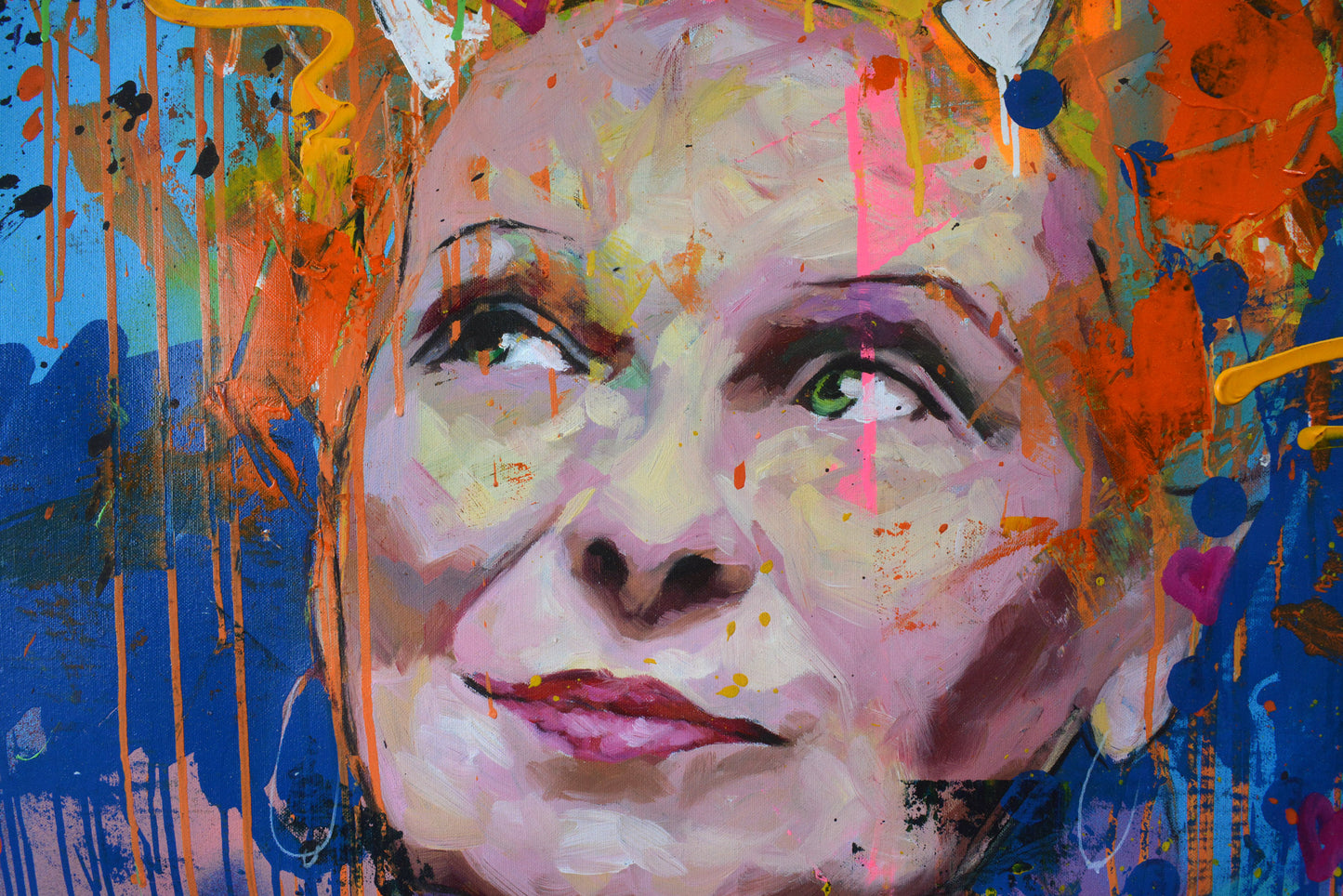 Vivienne Westwood painting close-up - Richard Day