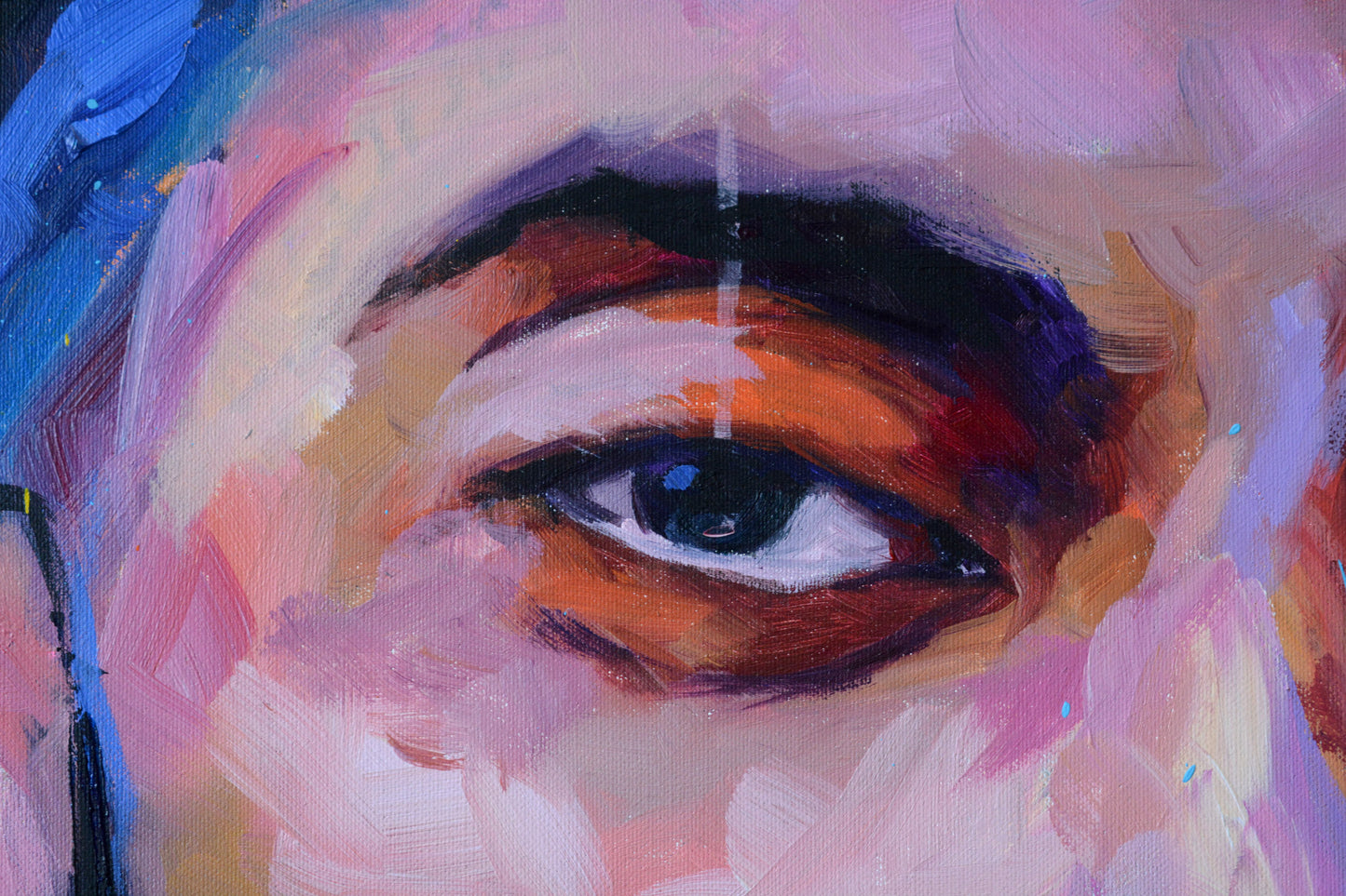 Nipsey Hussle painting side view - Richard Day Studio