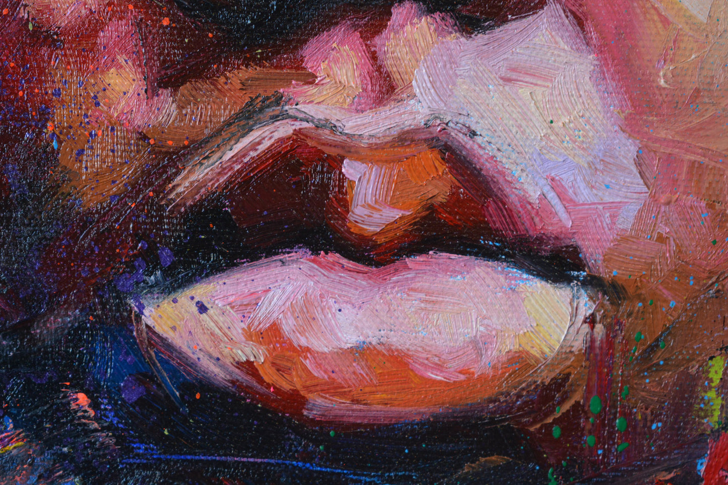 Biggie Smalls Sky's the Limit painting framed - Richard Day Studio