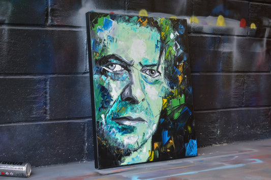 David Bowie Edge of Silence painting detail - Richard Day Studio