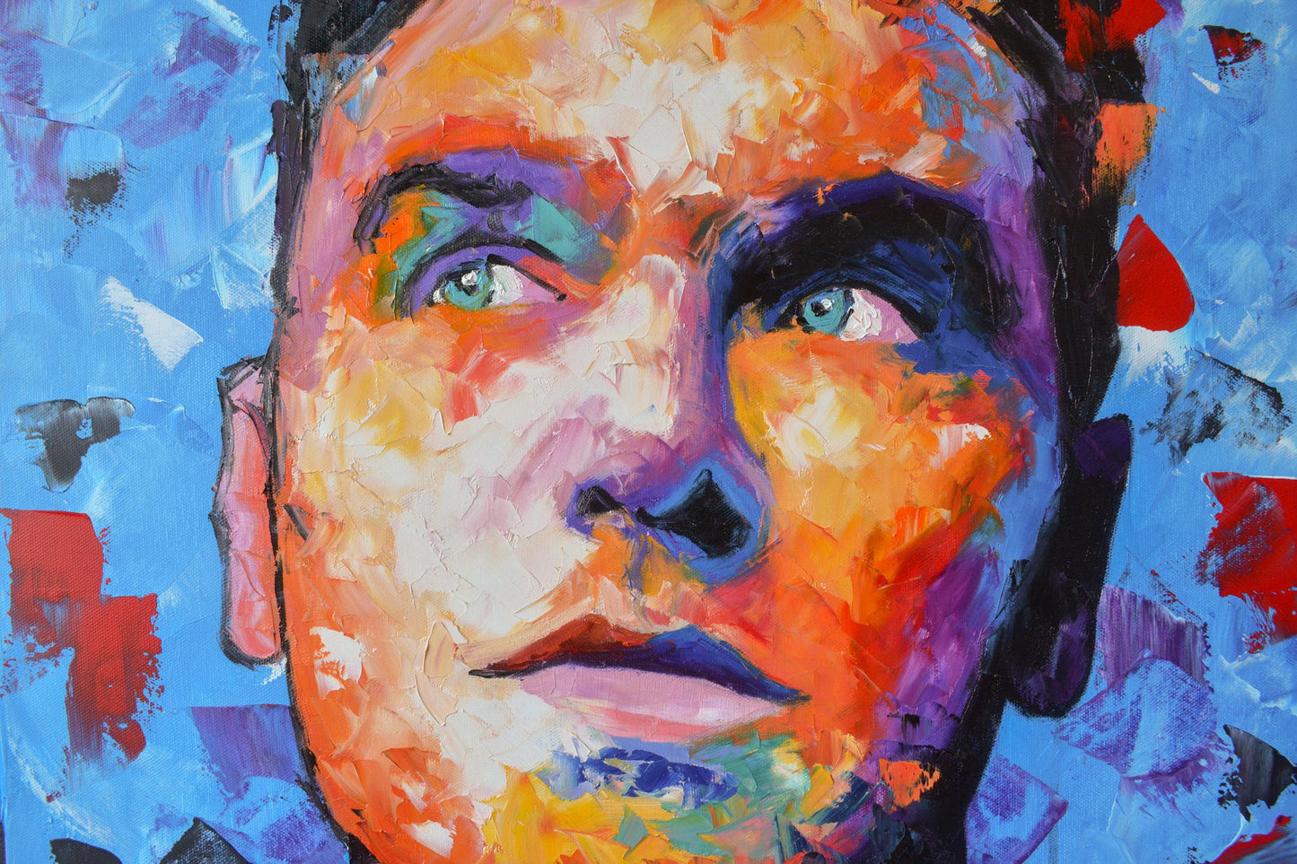 Morrissey hand-painted portrait - Richard Day Studio