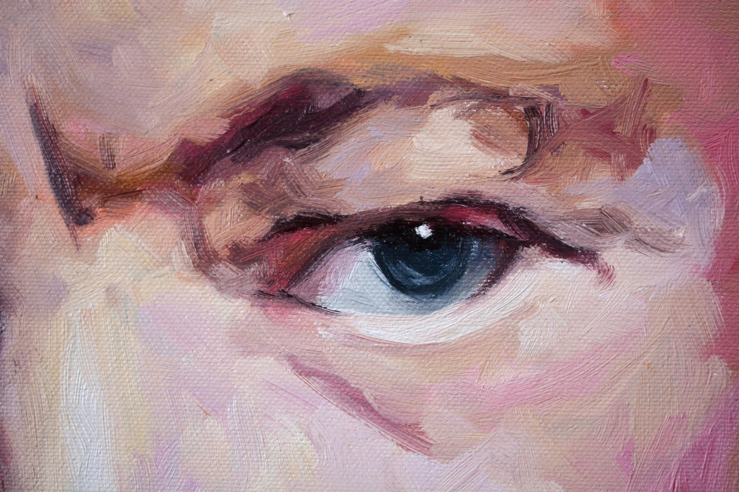 Winston Churchill painting framed - Richard Day Studio