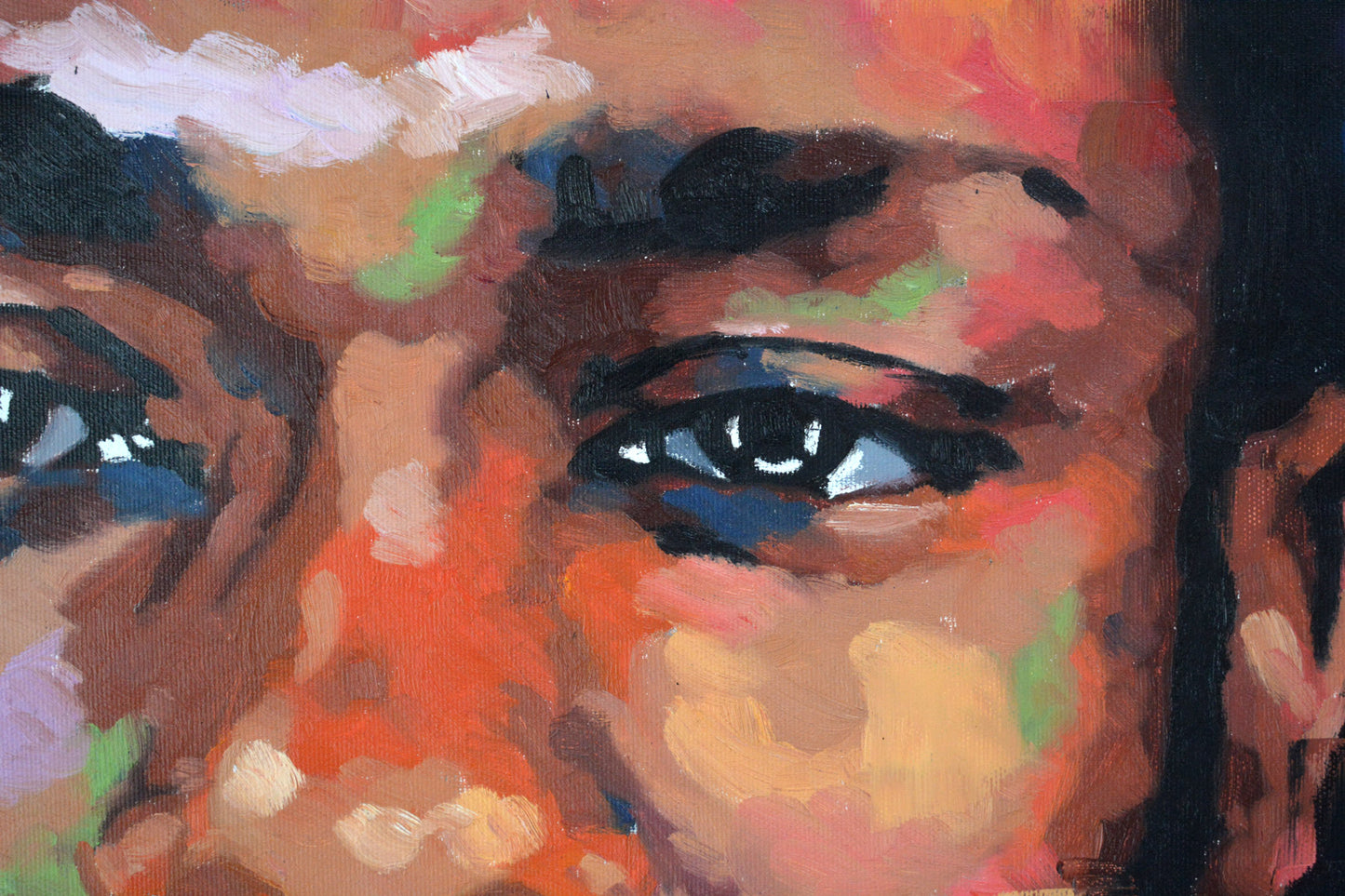 Mos Def hand-painted portrait - Richard Day Studio