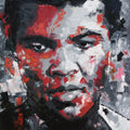 Muhammad Ali original oil and acrylic painting on canvas by Richard Day