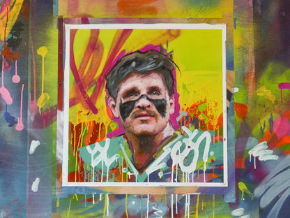 Tucker Kraft painting framed - Richard Day Studio