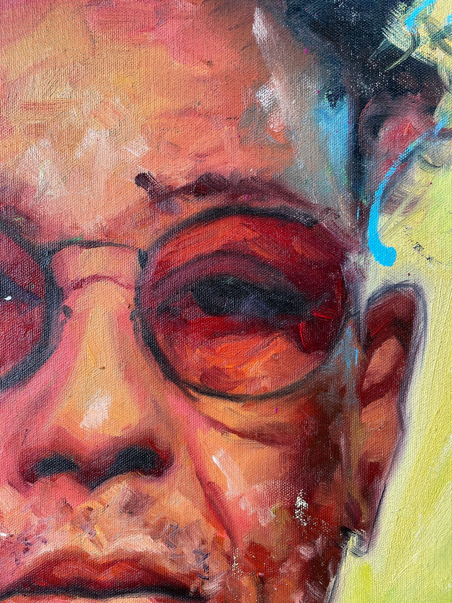Gustavo Fring painting close-up - Richard Day Studio