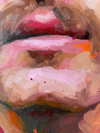 Tucker Kraft portrait painting by Richard Day