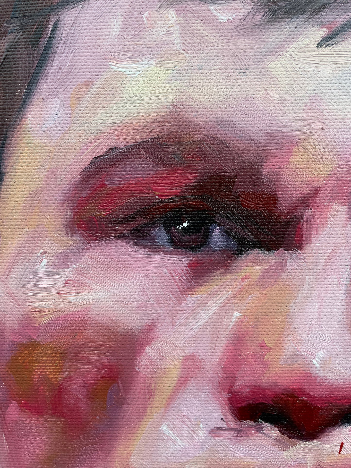 Ricky Hatton painting framed - Richard Day Studio