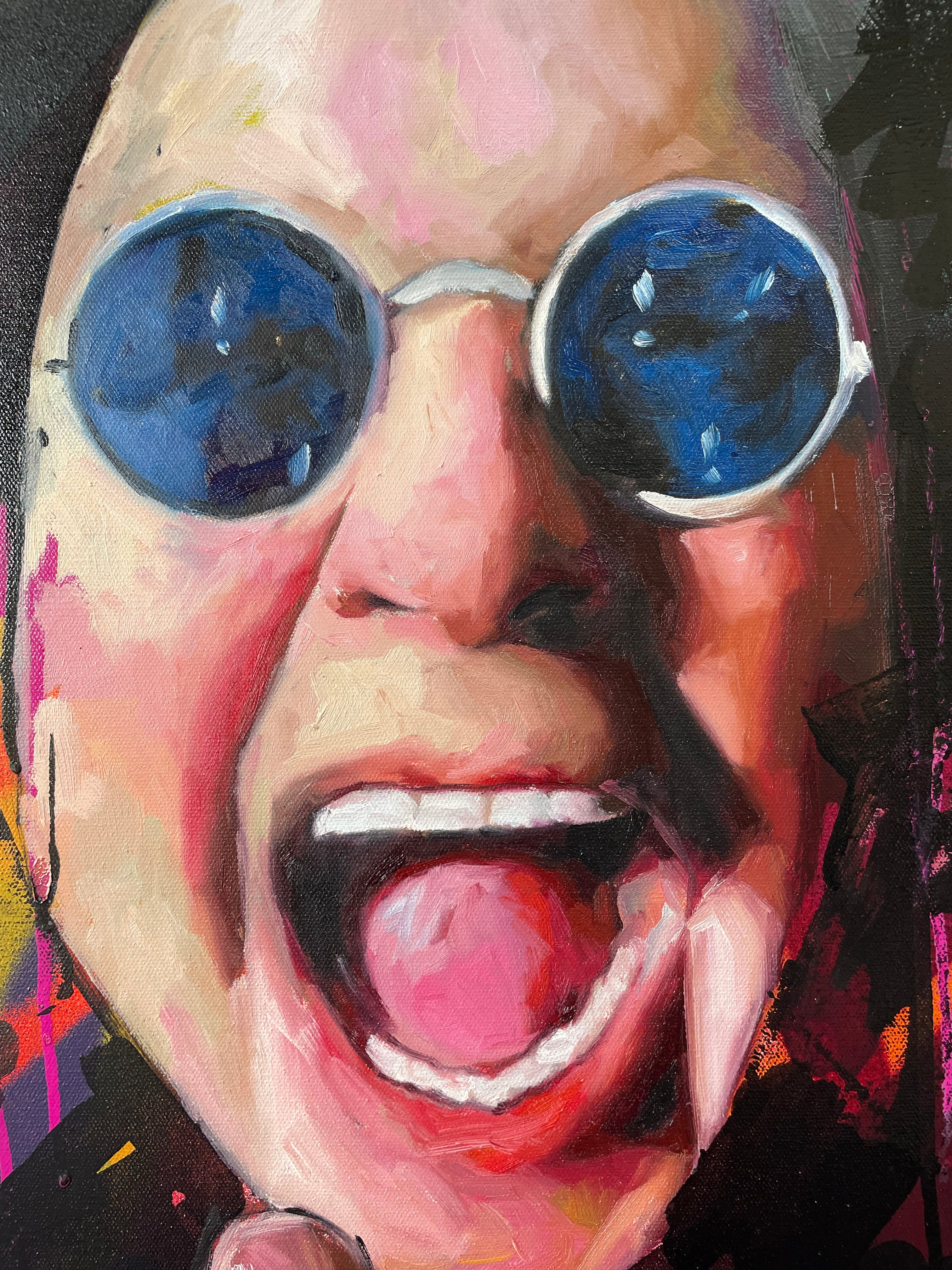 Ozzy Osbourne Original Oil Painting | Hand-Painted Portrait
