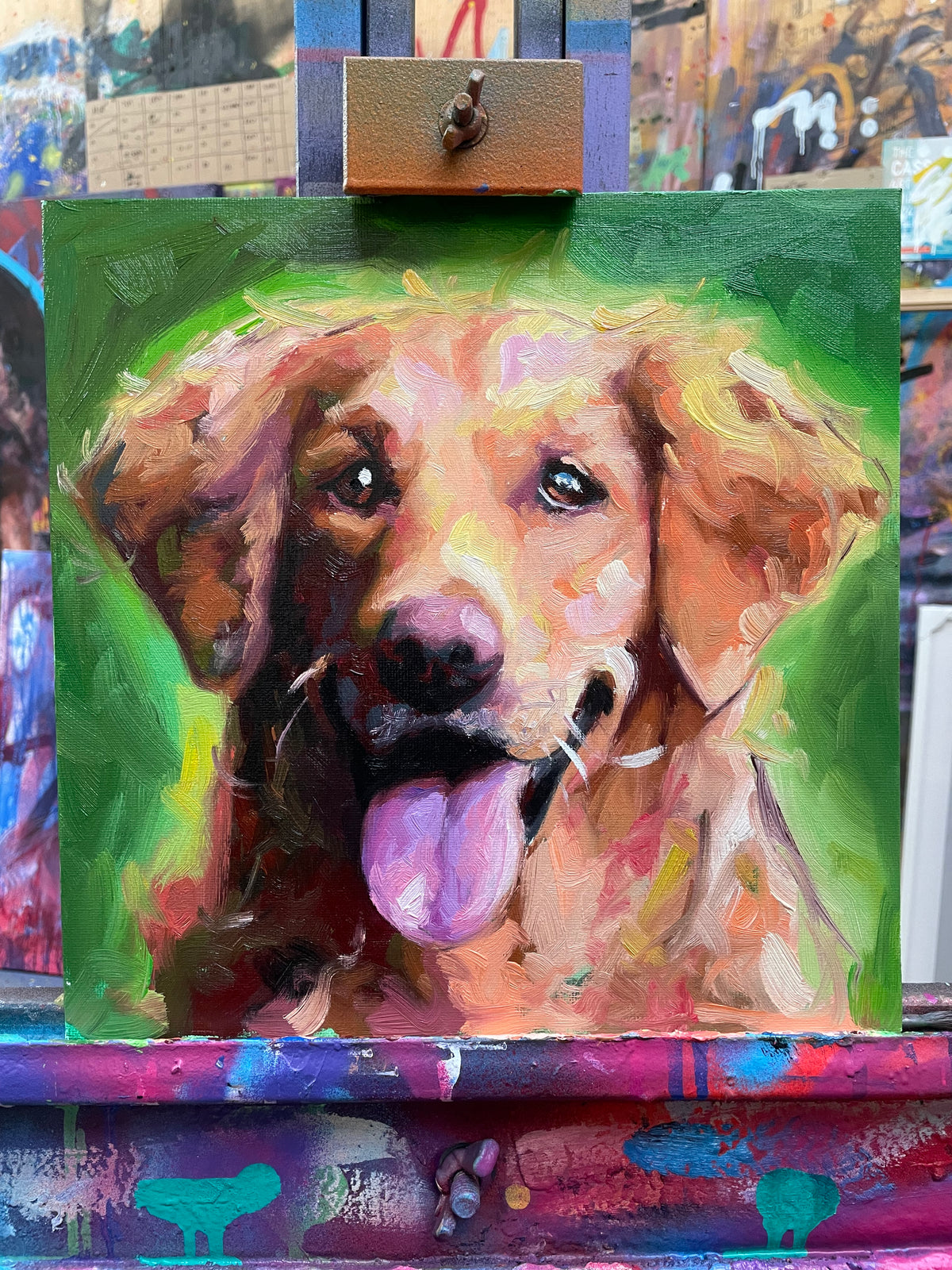 Pet Portrait Commission — Hand-Painted Original