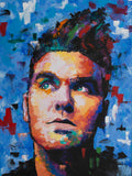Morrissey original oil and acrylic painting on canvas by Richard Day