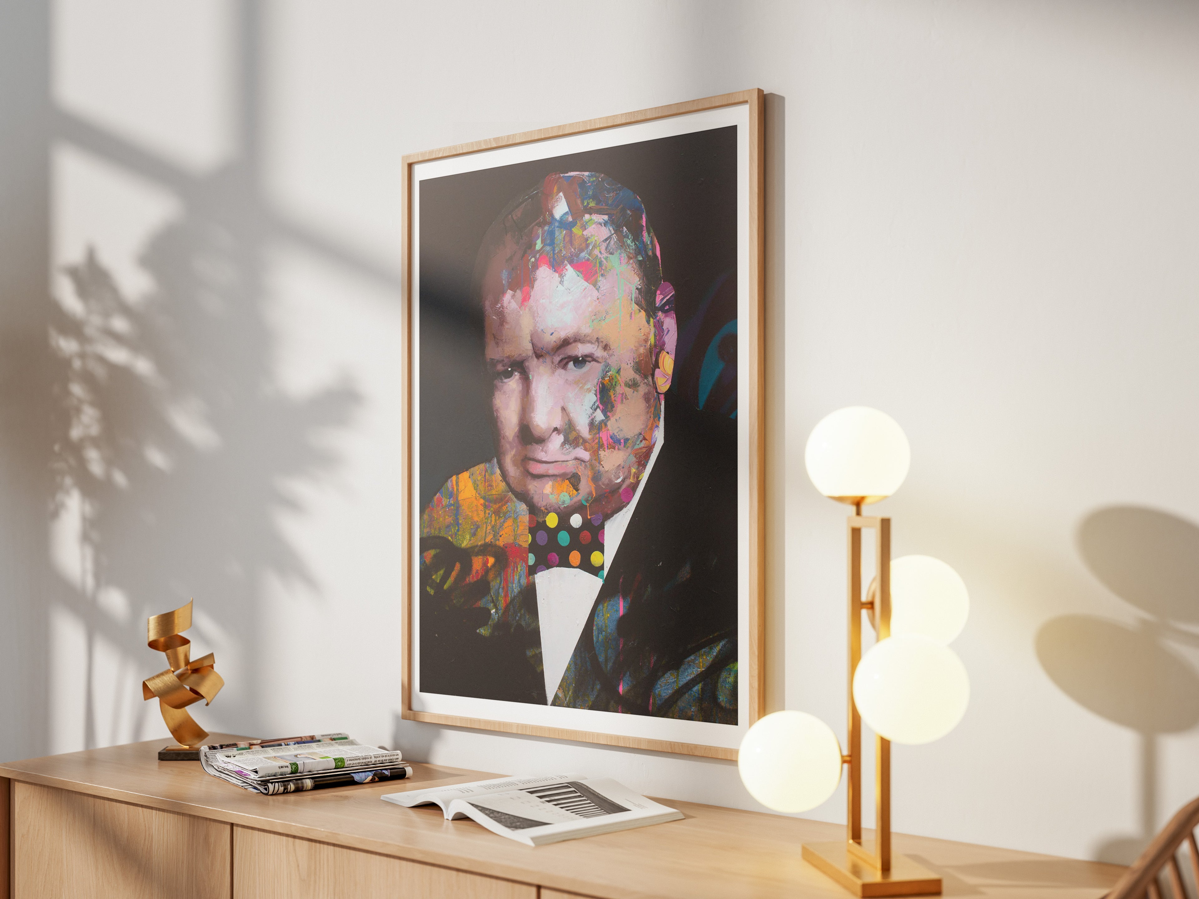 Winston Churchill- Fine Art Giclée Print