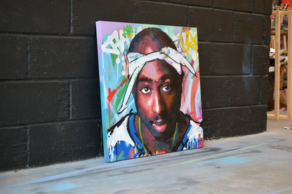 Tupac Rebel Spirit portrait by Richard Day