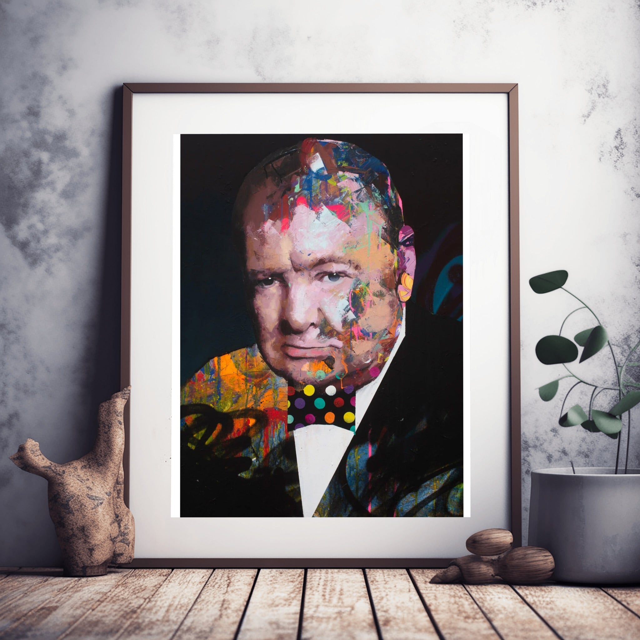 Winston Churchill- Fine Art Giclée Print