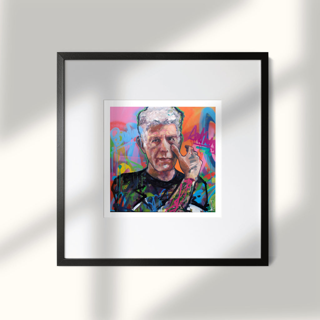 Anthony Bourdain- Fine Art Giclée Print