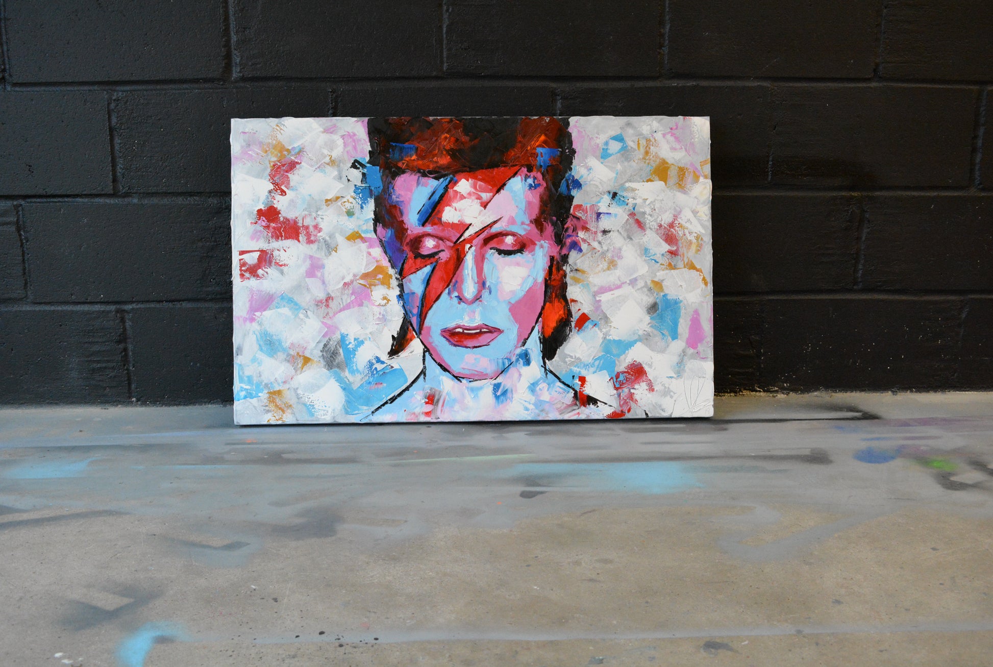 David Bowie Starman Reverie portrait by Richard Day