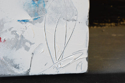 David Bowie Starman Reverie painting close-up - Richard Day