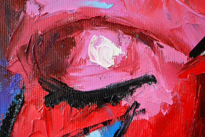 David Bowie Starman Reverie hand-painted portrait - Richard Day