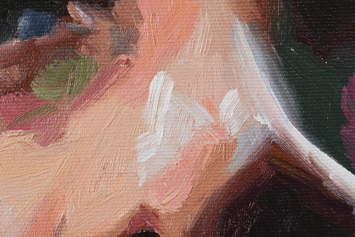 Barack Obama portrait painting on canvas — graffiti-influenced original artwork from Richard Day Studio, Norwich