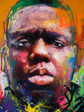 Biggie Smalls original oil and acrylic painting on canvas by Richard Day