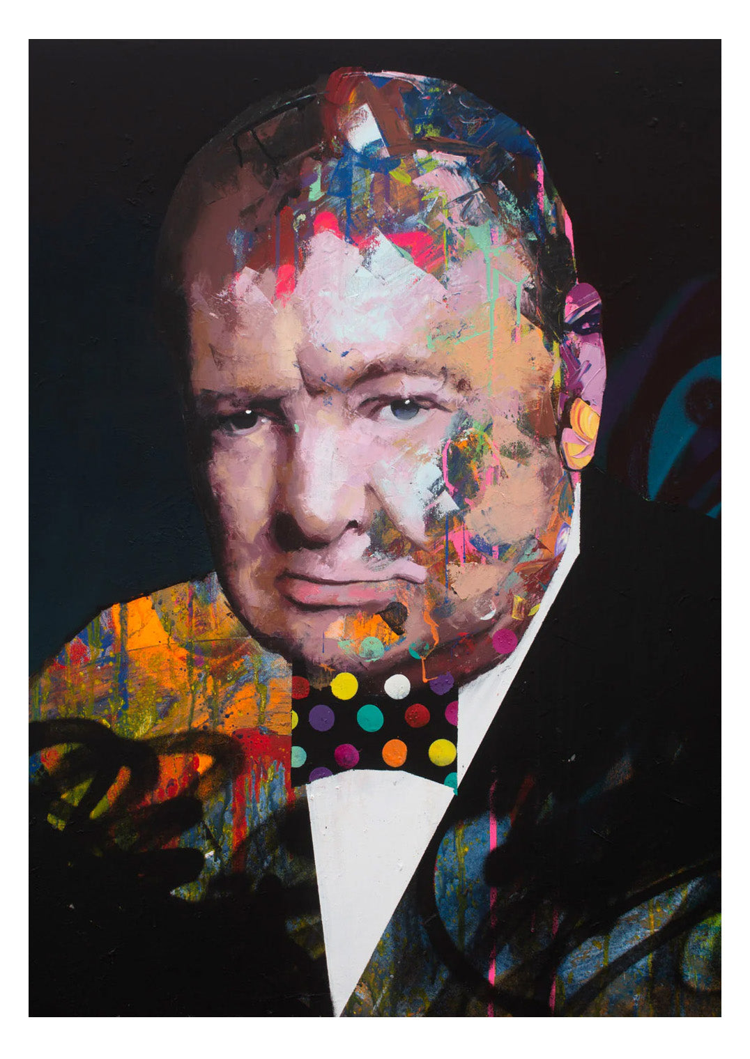Winston Churchill- Fine Art Giclée Print