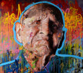 It's Always Now — original abstract oil and acrylic painting on canvas by Richard Day, Norwich studio