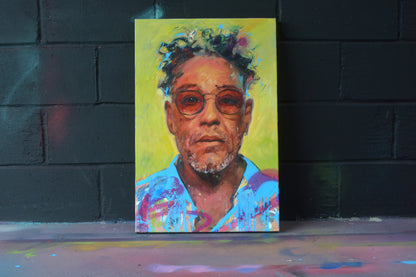 Gustavo Fring portrait painting by Richard Day