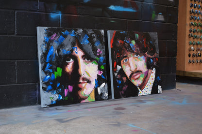 The Beatles fine art portrait — hand-painted contemporary piece by Richard Day Studio