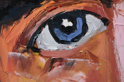 The Beatles portrait commission-style original — graffiti-influenced contemporary art by Richard Day