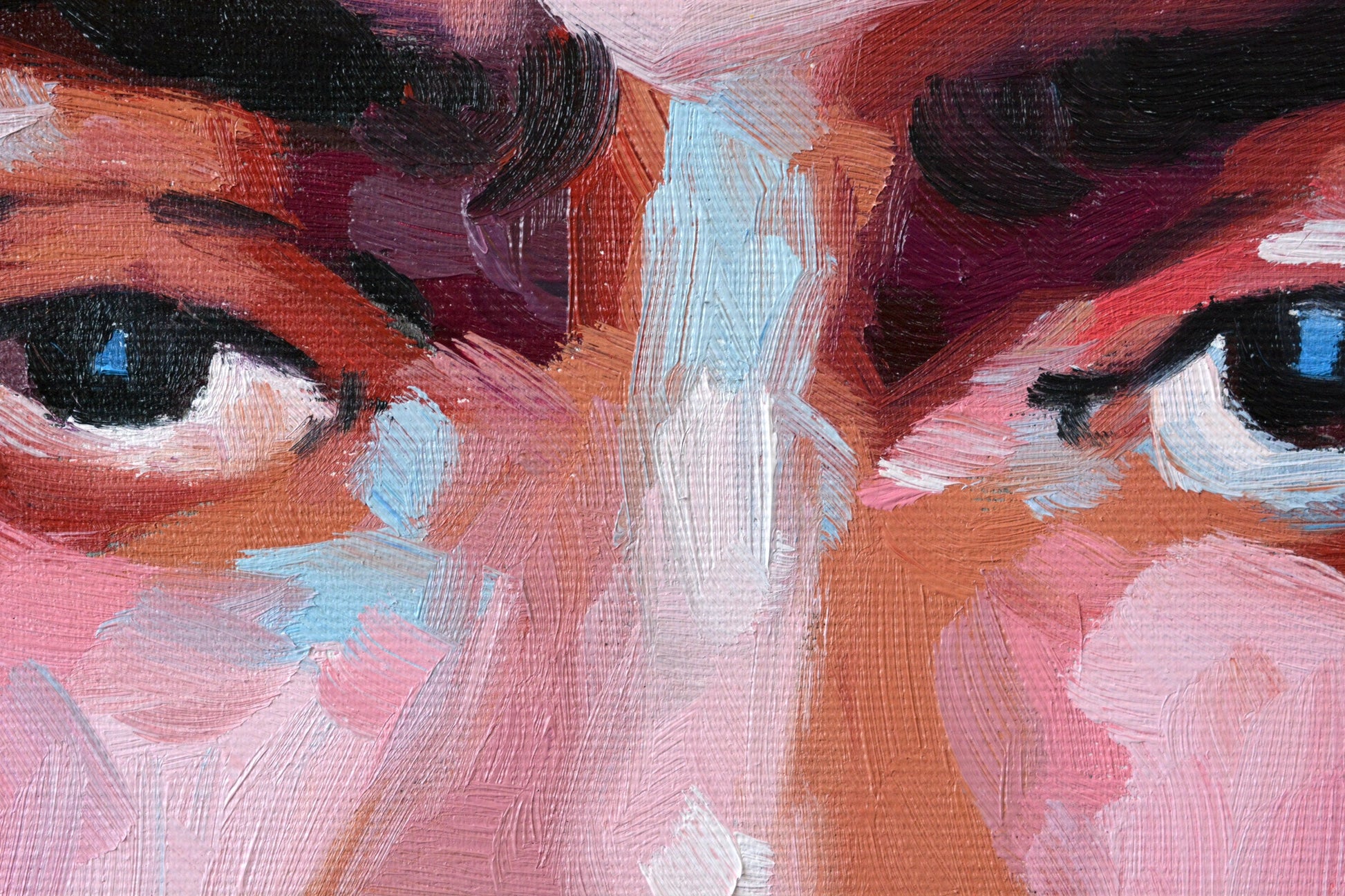 Frida Kahlo painting close-up - Richard Day Studio