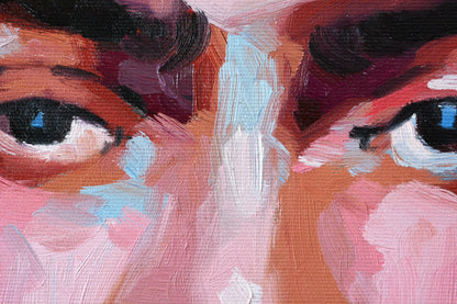 Frida Kahlo painting close-up - Richard Day Studio