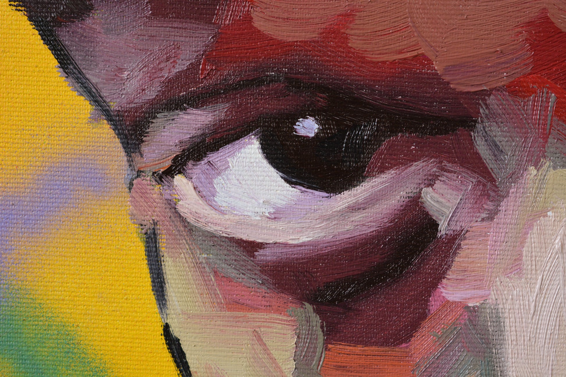 Kid Cudi painting close-up - Richard Day Studio