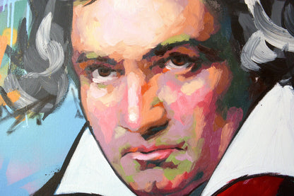 Beethoven painting close-up - Richard Day Studio
