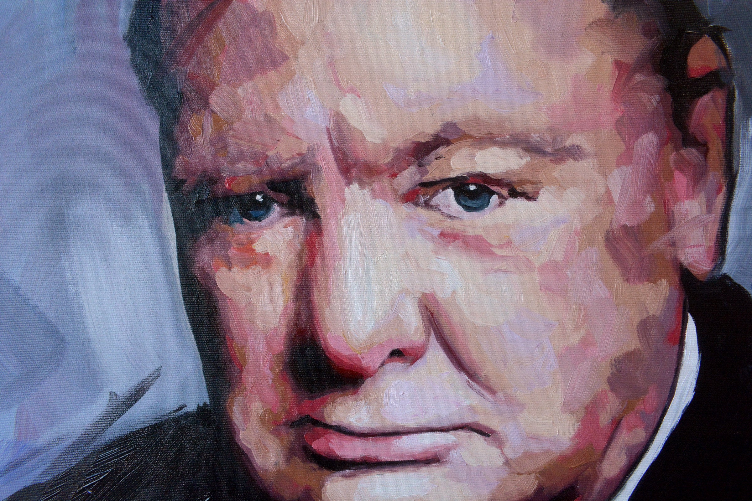 Winston Churchill: The Defiant Gaze