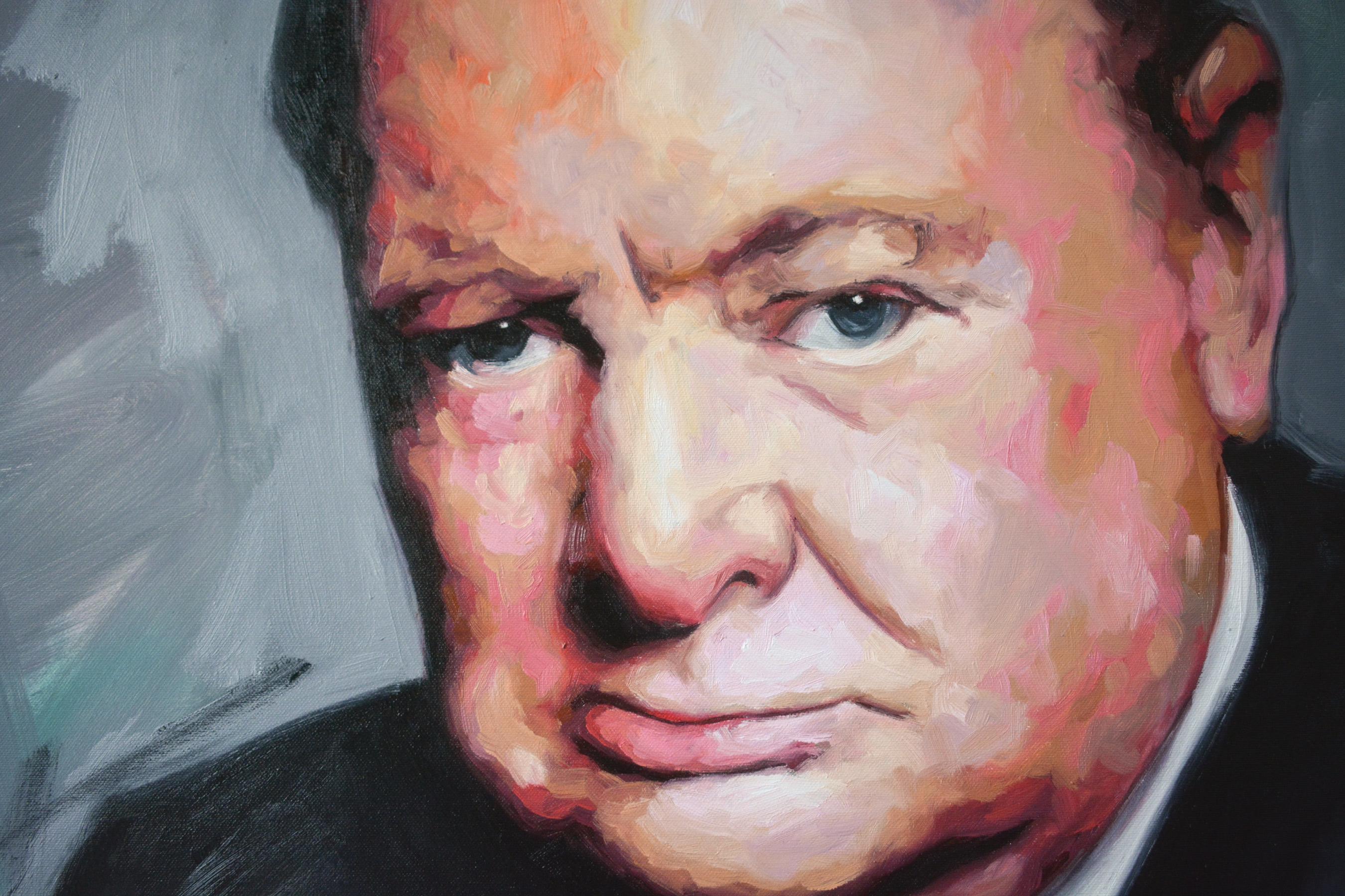 Winston Churchill: The Defiant Gaze