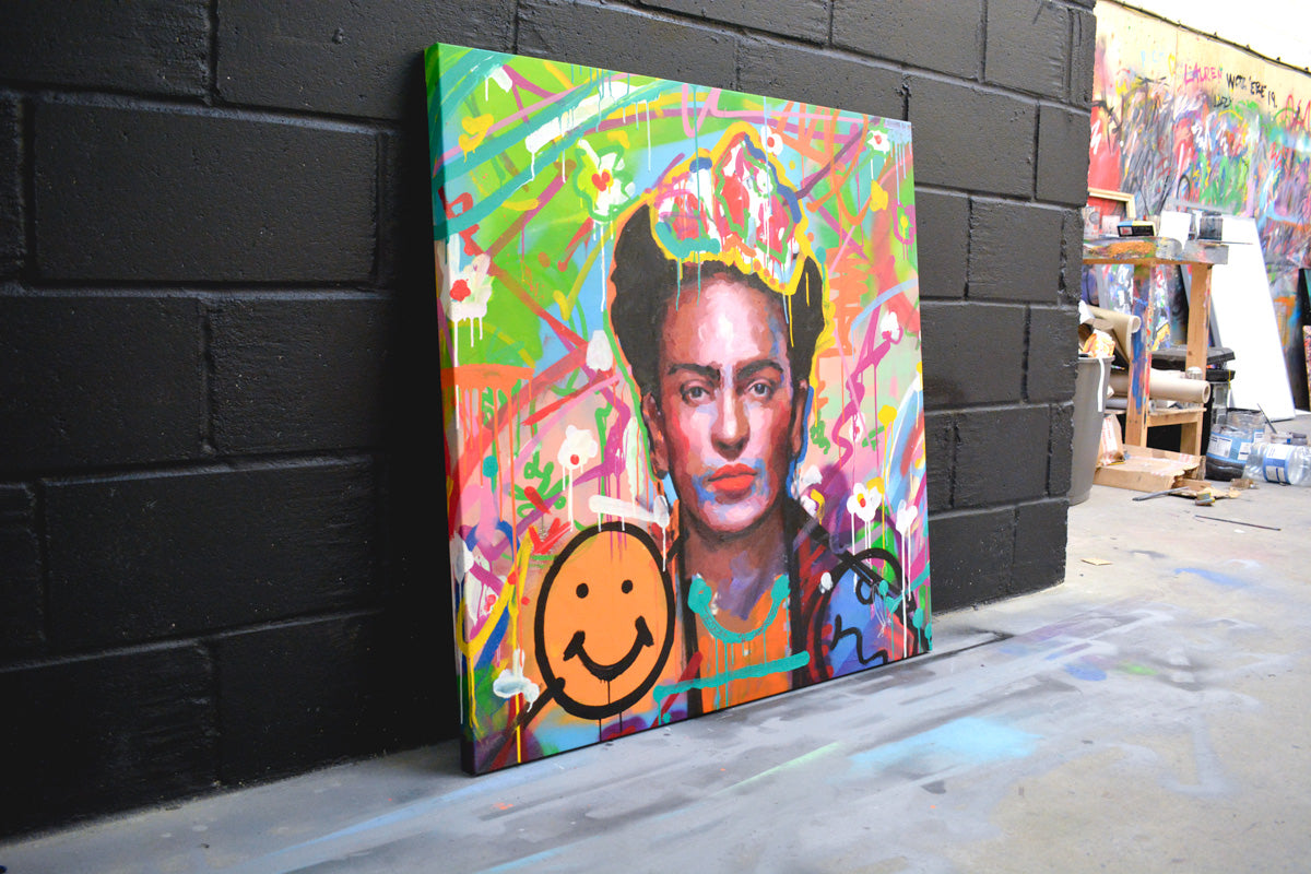Frida Kahlo portrait painting by Richard Day