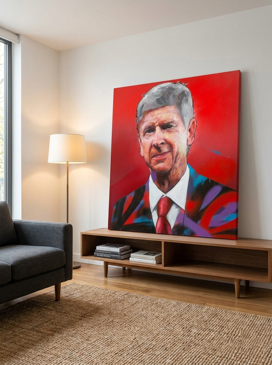 Commissioned portrait painting from a photograph — original oil and acrylic by Richard Day, painted to order